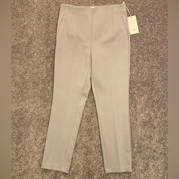 Joie Women's Pull On Pants Straight Leg Gray Stretch Pockets Size S - NWT - Picture 2 of 13